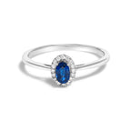 6.5 / White.Gold / Blue Sapphire