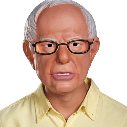 Bernie Sanders 1/2 Vacuform Plastic Mask Adult Costume Accessory