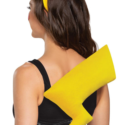 Pikachu Pokemon Yellow Headband and Tail Kit Adult
