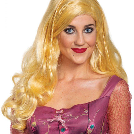 Disney Hocus Pocus Sarah Deluxe Wig Costume Accessory Blonde Adult Size