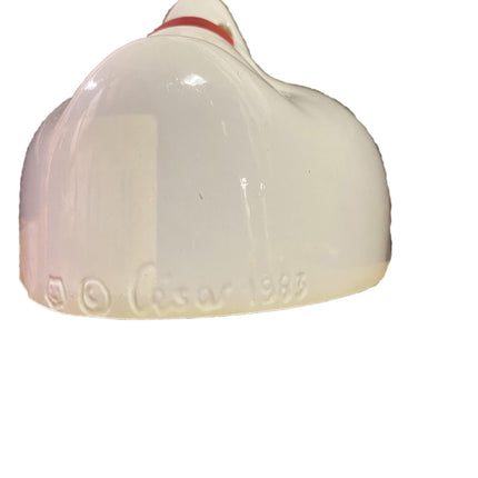 Cesar Painted White Female Semi-Rigid Plastic Face Mask