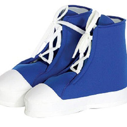 Blue High Top Shoe Covers Great for Hip Hop gag or Clown