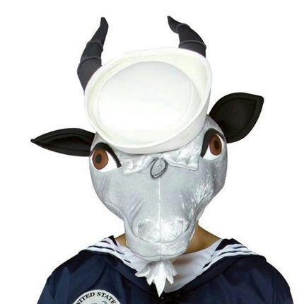 Navy Goat Hat Head Piece Military Mascot Adult