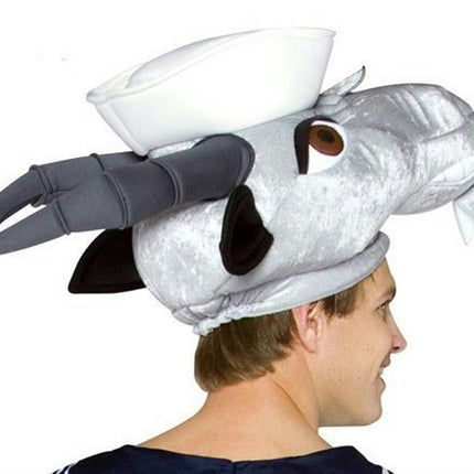 Navy Goat Hat Head Piece Military Mascot Adult