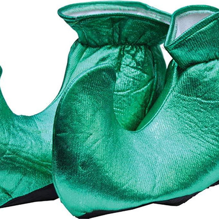 Green Cloth Elf Shoes Christmas Costume Accessory
