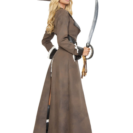 Pirate Captain Women Deluxe Costume