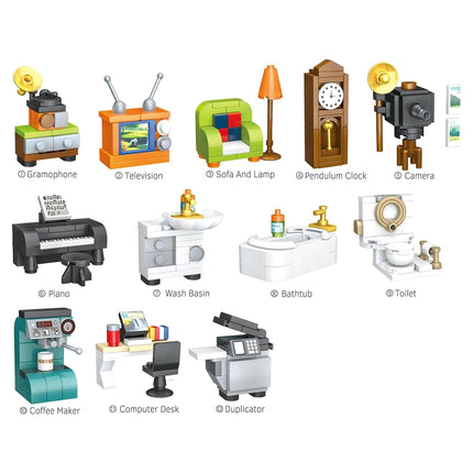 Household Appliances Building Block Kit