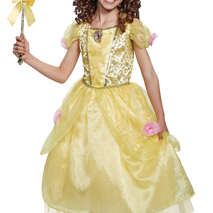 Belle Deluxe Beauty and the Beast Disney Child Costume Medium 7-8