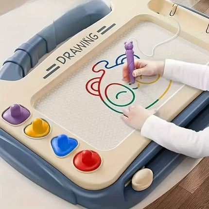 Magnetic 3-in-1 Drawing Board Toy, Draw, Write, Erase & Repeat