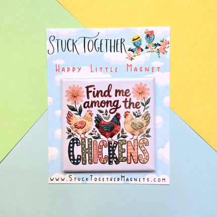 Happy Little Magnet - Find Me Among the Chickens: No Packaging
