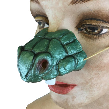 Cobra Snake Nose with Fangs Costume Accessory on an Elastic Band
