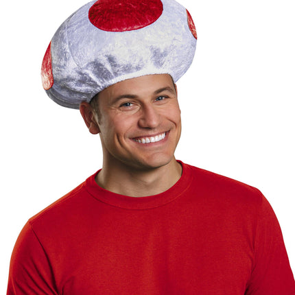 Toad Mushroom Super Mario Hat Funny Costume Accessory