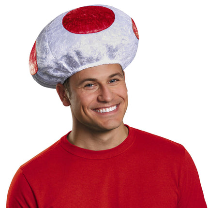 Toad Mushroom Super Mario Hat Funny Costume Accessory