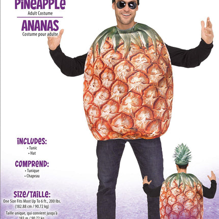 Pineapple Food Adult Costume