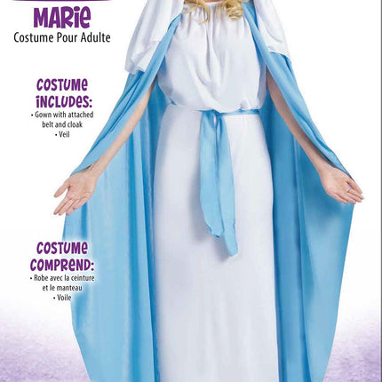 Virgin Mary Standard Size Robe Biblical Costume