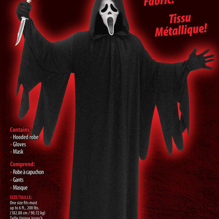 Scream Ghost Face 25th Anniversary Movie Edition Adult Costume