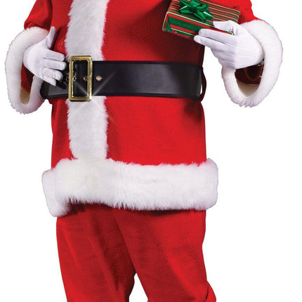 Flannel Santa Claus Suit Costume Plus Size 50-54