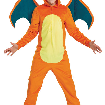 Charizard Pokemon Deluxe Child Halloween Costume Size LG 10-12
