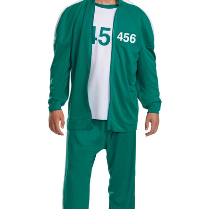 Squid Games Player 456 Track Suit Costume Adult Large/X-Large