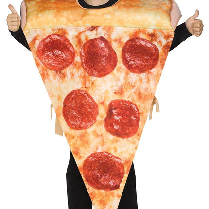 Festive Screen Print Pizza Child American Food Costume