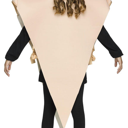 Festive Screen Print Pizza Child American Food Costume