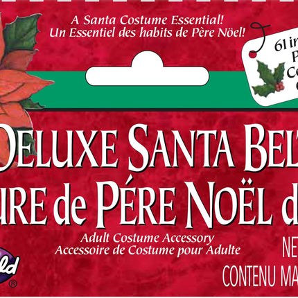 Santa or Pirate Adult Costume Belt 5" Wide 61" Long