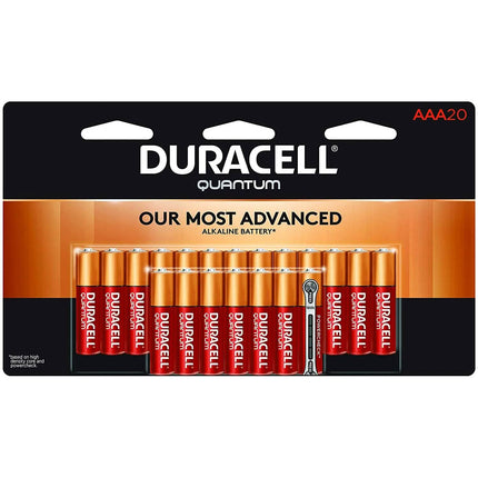 48-Pack: Duracell - Quantum AAA Alkaline Batteries
