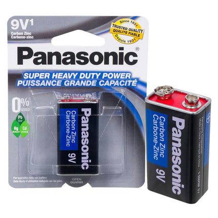 48-Pack: Panasonic Super Heavy Duty 9V Batteries
