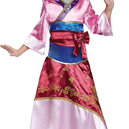 Mulan Disney Princess Deluxe Toddler Costume Medium 7-8