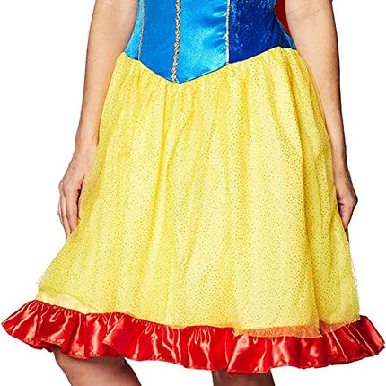 Disney Snow White Fab Dress Adult Halloween Costume Medium 8-10