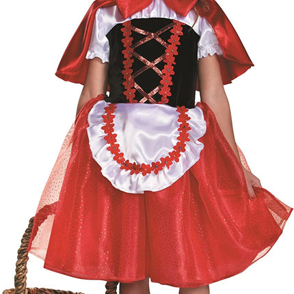 Little Red Riding Hood Fairy Tale Deluxe Toddler Costume Medium 7-8