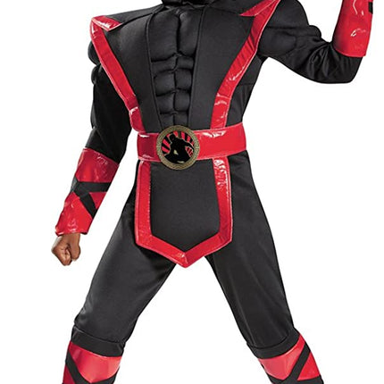 Ninja Black and Red Classic Toddler Costume 3T-4T