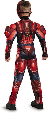 Halo Red Spartan Muscle Child Costume X-Large14-16