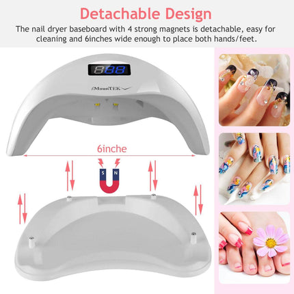 48W UV LED Nail Lamp Gel Polish Nail Dryer