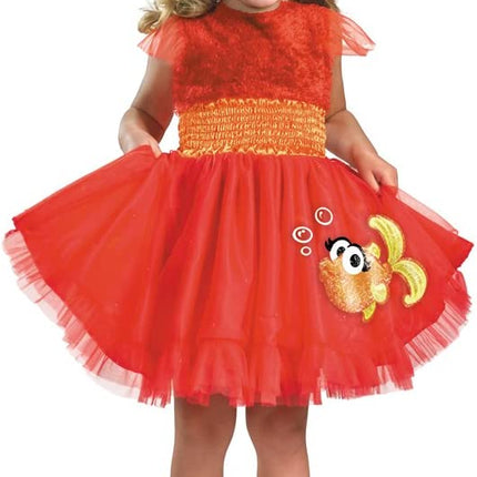 Frilly Elmo Sesame Street Dress Red Girls Deluxe Child Costume Small 4-6