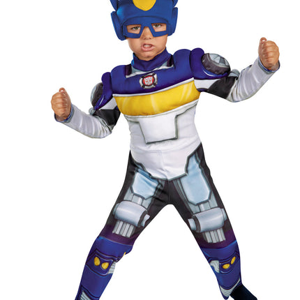 Chase Rescue Bot Muscle High Quality Toddler Costume X-Small 3T-4T