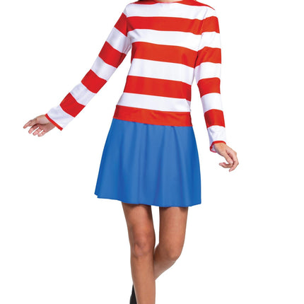Wenda Classic Where's Waldo? Women's Halloween Costume