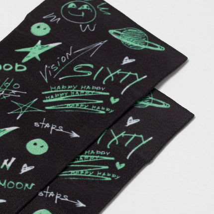 Dense Socks Conte Fantasy 913 - Moon Pattern