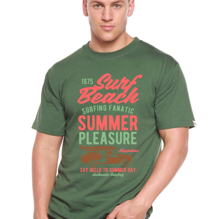 Surf Beach Spun Bamboo® Men's Bamboo Viscose/Organic Cotton Short Sleeve Graphic T-Shirt