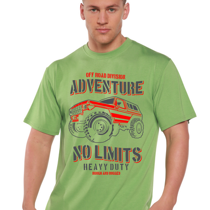 No Limits Spun Bamboo® Men's Bamboo Viscose/Organic Cotton Short Sleeve Graphic T-Shirt