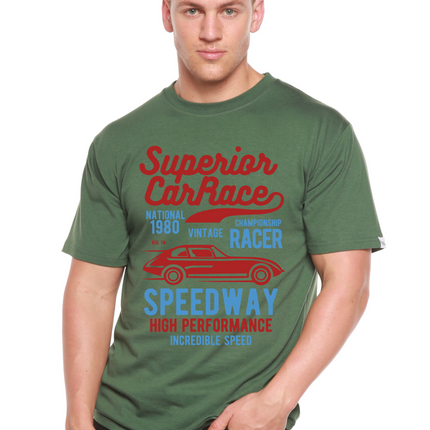 Superior Car Spun Bamboo® Men's Bamboo Viscose/Organic Cotton Short Sleeve Graphic T-Shirt