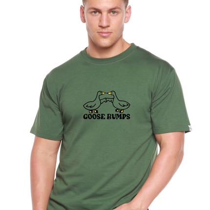 Goose Bumps Men's Bamboo Viscose/Organic Cotton Short Sleeve Graphic T-Shirt