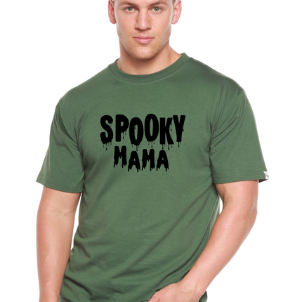 Spooky Mama Halloween Men's Bamboo Viscose/Organic Cotton Short Sleeve Graphic T-Shirt