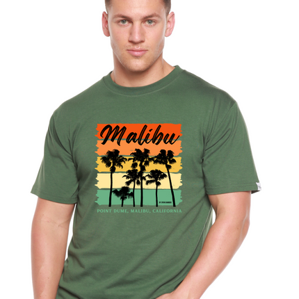 Malibu Unisex Bamboo Viscose/Organic Cotton Short Sleeve Graphic T-Shirt