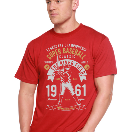 Super Baseball Spun Bamboo® Men's Bamboo Viscose/Organic Cotton Short Sleeve Graphic T-Shirt