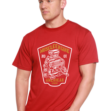Muscle Engine Spun Bamboo® Men's Bamboo Viscose/Organic Cotton Short Sleeve Graphic T-Shirt