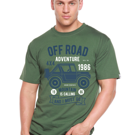 Off Road Adventure Spun Bamboo® Men's Bamboo Viscose/Organic Cotton Short Sleeve Graphic T-Shirt