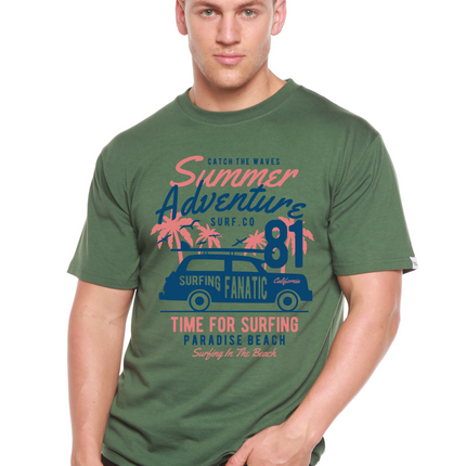 Sammer Adventure Spun Bamboo® Men's Bamboo Viscose/Organic Cotton Short Sleeve Graphic T-Shirt