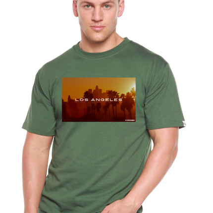Los Angeles Unisex Bamboo Viscose/Organic Cotton Short Sleeve Graphic T-Shirt