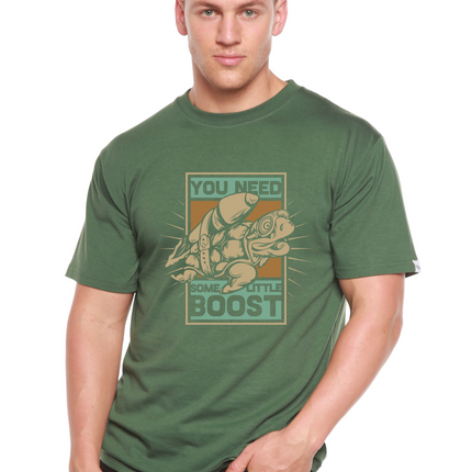 You Need Boost Men's Bamboo Viscose/Organic Cotton Short Sleeve Graphic T-Shirt